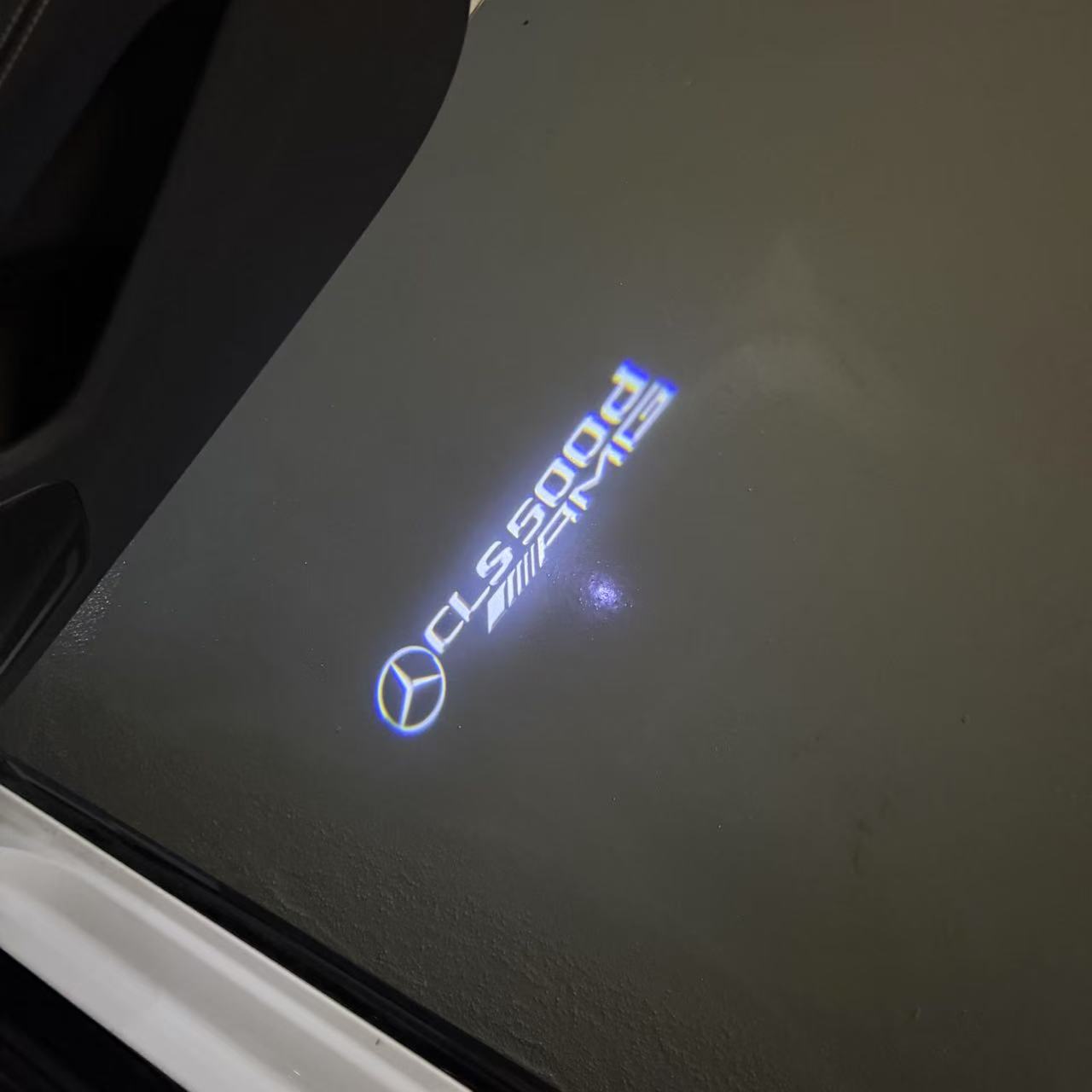 MERCEDES BENZ LOGO PROJECTOT LIGHTS Nr.03 (cantidad 1 = 1 juego/2 luces de puerta)