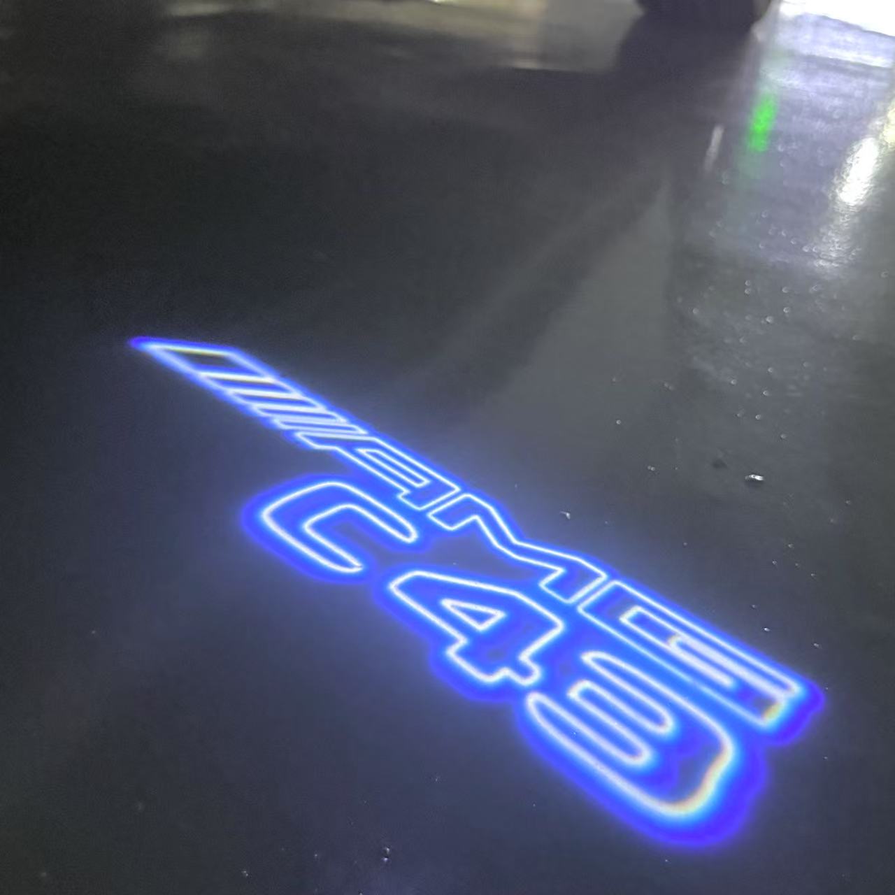 MERCEDES BENZ LOGO PROJECTOT LIGHTS Nr.03 (cantidad 1 = 1 juego/2 luces de puerta)