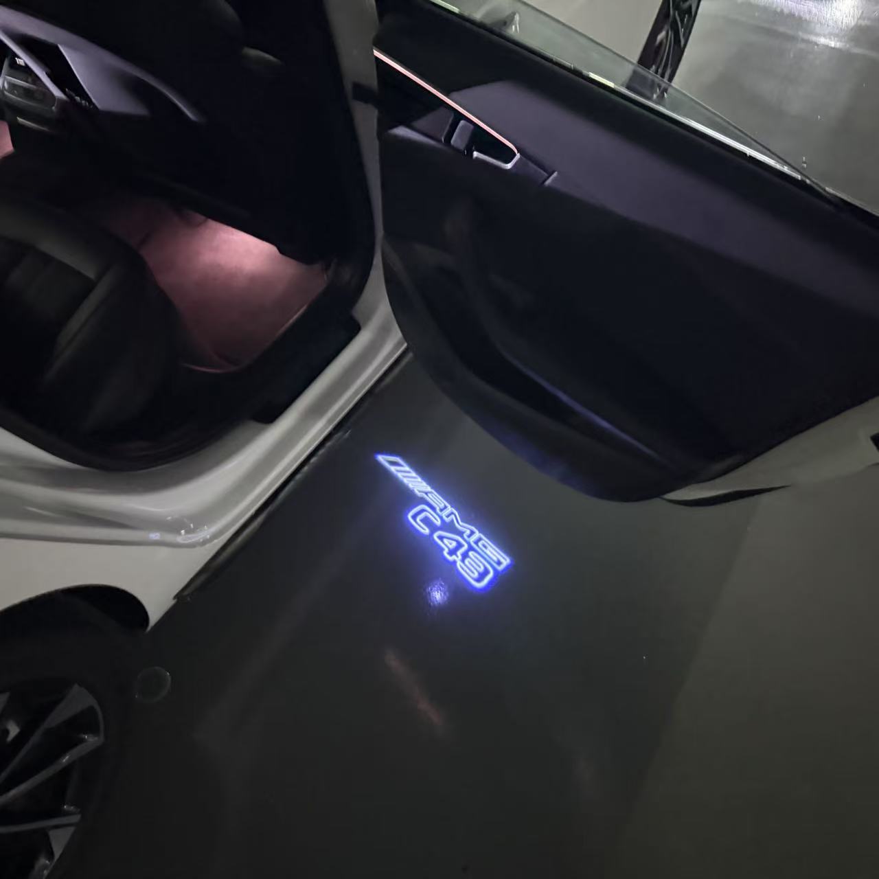 MERCEDES BENZ LOGO PROJECTOT LIGHTS Nr.03 (cantidad 1 = 1 juego/2 luces de puerta)