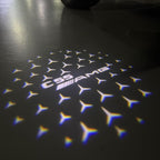 MERCEDES BENZ LOGO PROJECTOT LIGHTS Nr.03 (cantidad 1 = 1 juego/2 luces de puerta)