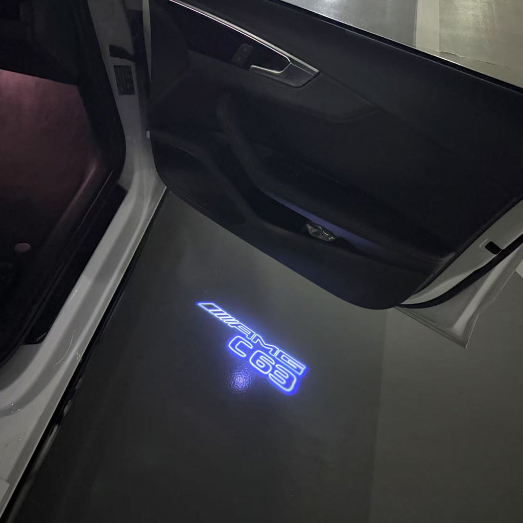 MERCEDES BENZ LOGO PROJECTOT LIGHTS Nr.03 (cantidad 1 = 1 juego/2 luces de puerta)