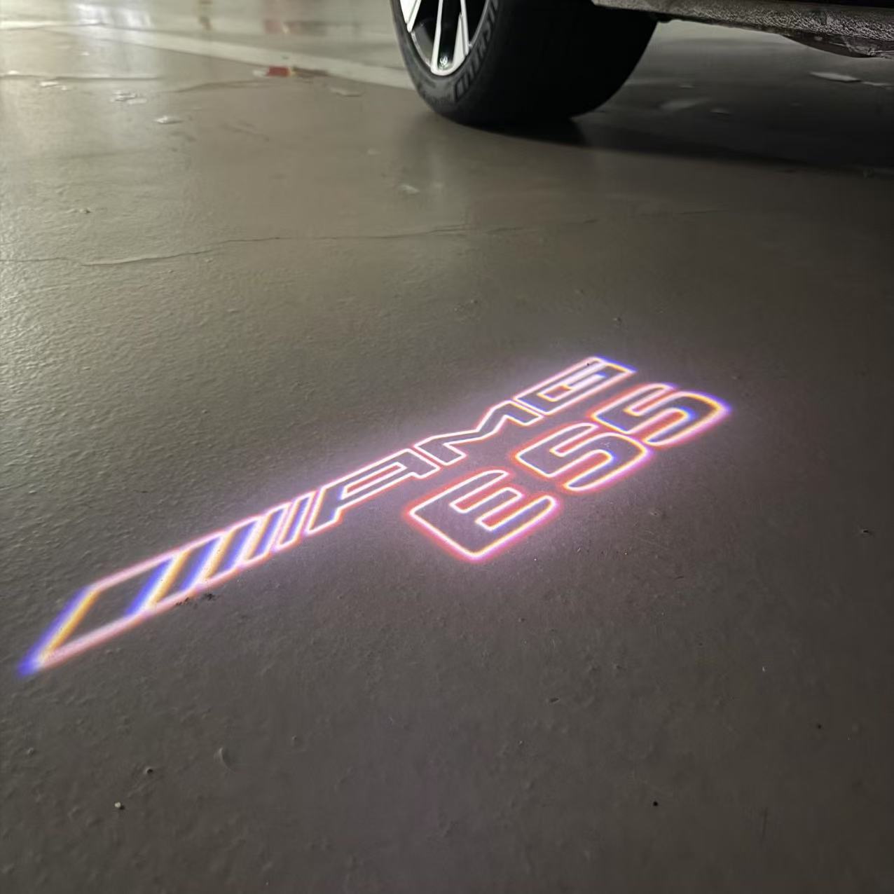 LUCI PROIETTORI LOGO MERCEDES BENZ Nr.03 (quantità 1 = 1 set / 2 luci porta)
