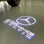 أضواء بروجكتور شعار MERCEDES BENZ رقم 03 (الكمية 1 = 1 مجموعة / 2 أضواء باب)