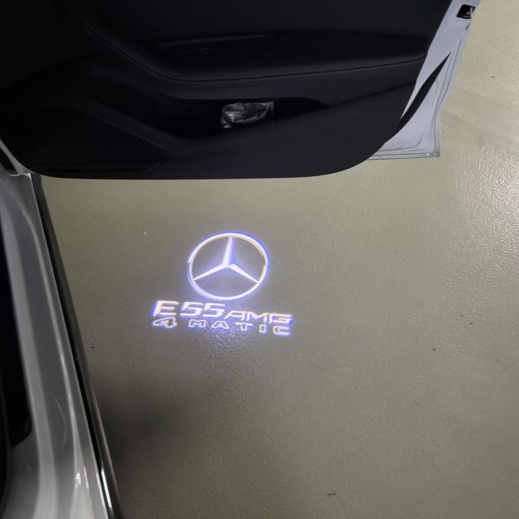 أضواء بروجكتور شعار MERCEDES BENZ رقم 03 (الكمية 1 = 1 مجموعة / 2 أضواء باب)