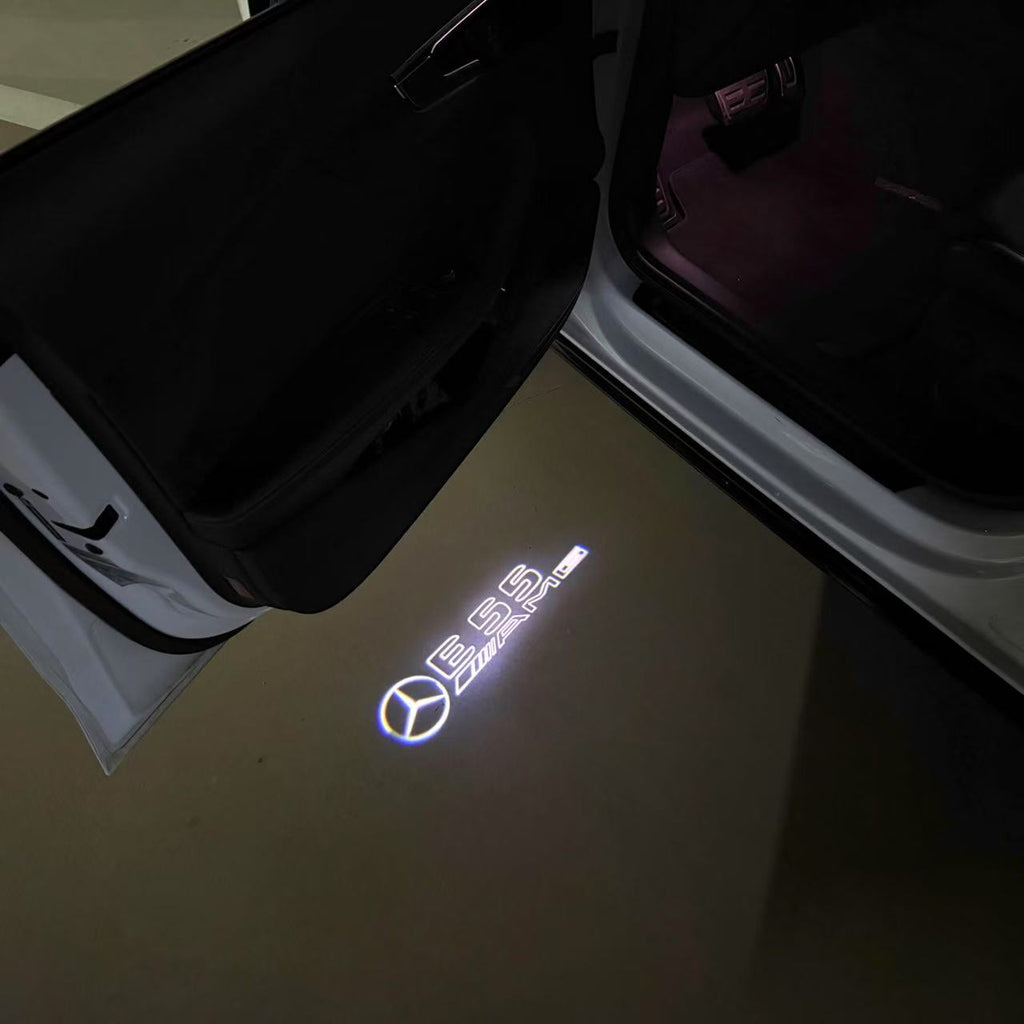 LUCI PROIETTORI LOGO MERCEDES BENZ Nr.03 (quantità 1 = 1 set / 2 luci porta)