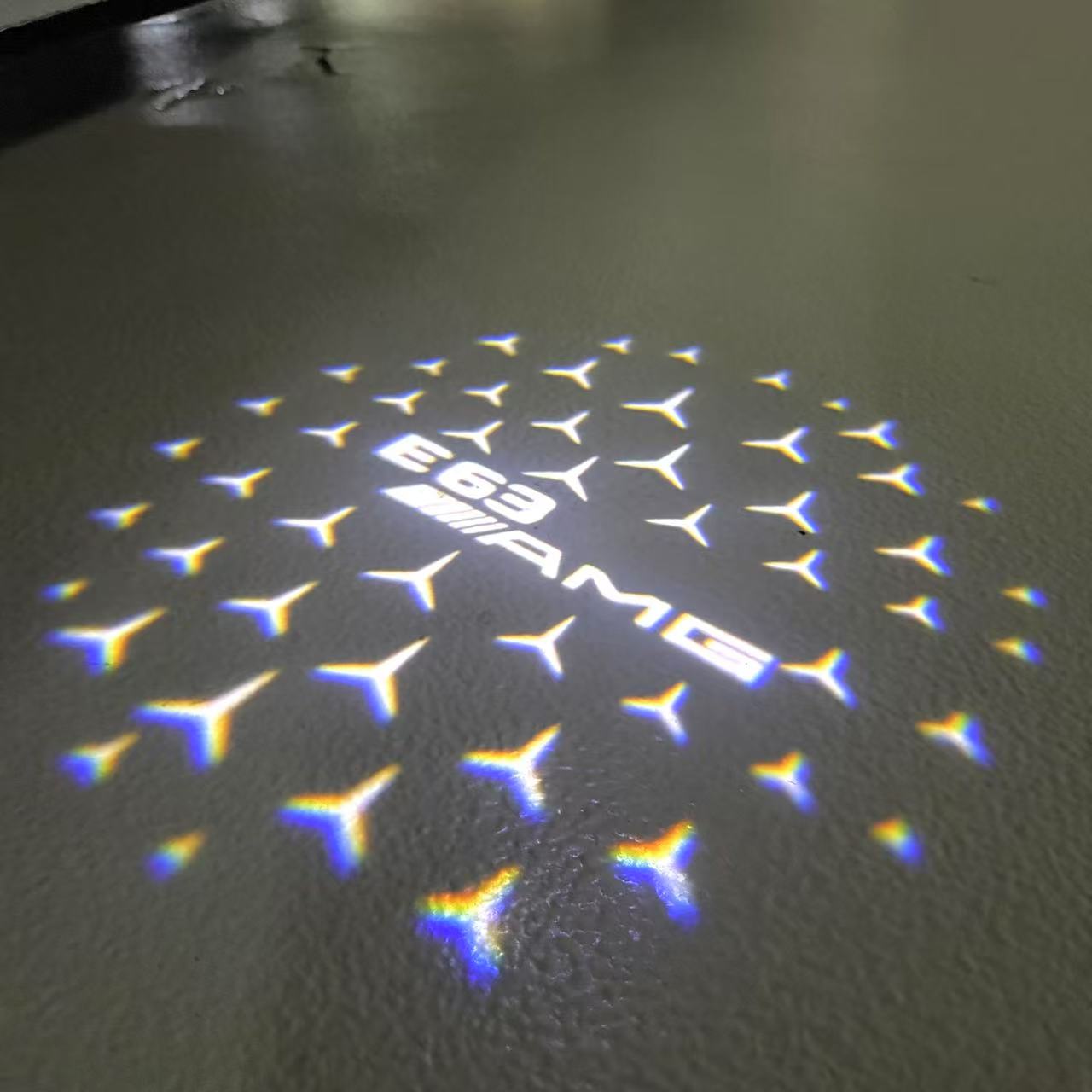 LUCI PROIETTORI LOGO MERCEDES BENZ Nr.03 (quantità 1 = 1 set / 2 luci porta)