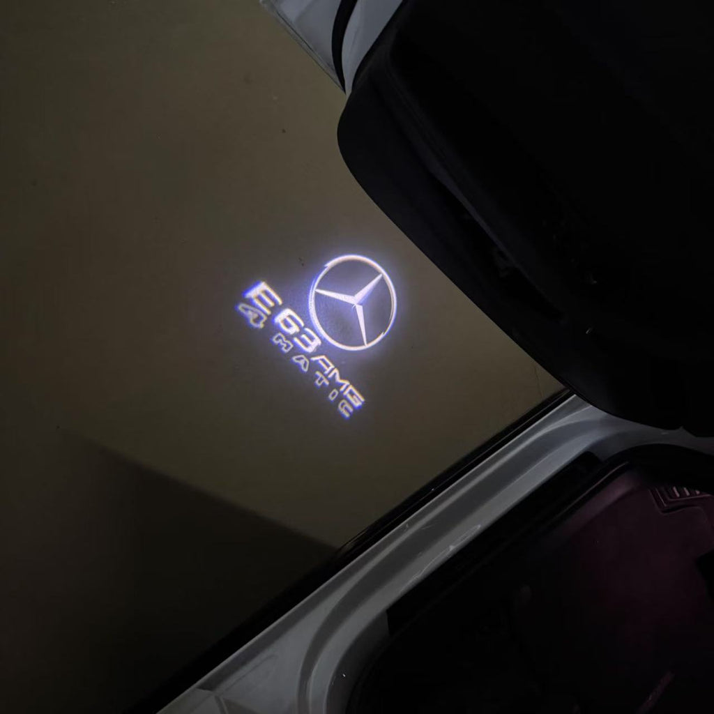 LUCI PROIETTORI LOGO MERCEDES BENZ Nr.03 (quantità 1 = 1 set / 2 luci porta)