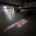 MERCEDES BENZ LOGO PROJECTOT LIGHTS Nr.03 (cantidad 1 = 1 juego/2 luces de puerta)