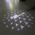 MERCEDES BENZ LOGO PROJECTOT LIGHTS Nr.03 (cantidad 1 = 1 juego/2 luces de puerta)