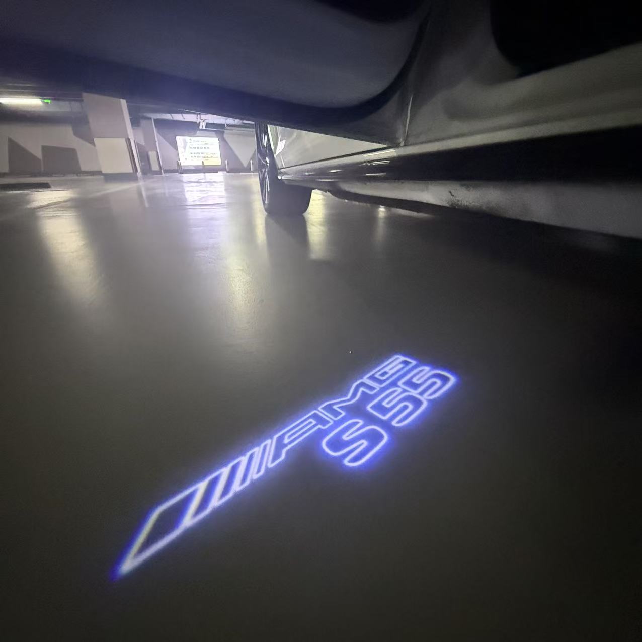 MERCEDES BENZ LOGO PROJECTOT LIGHTS Nr.03 (cantidad 1 = 1 juego/2 luces de puerta)