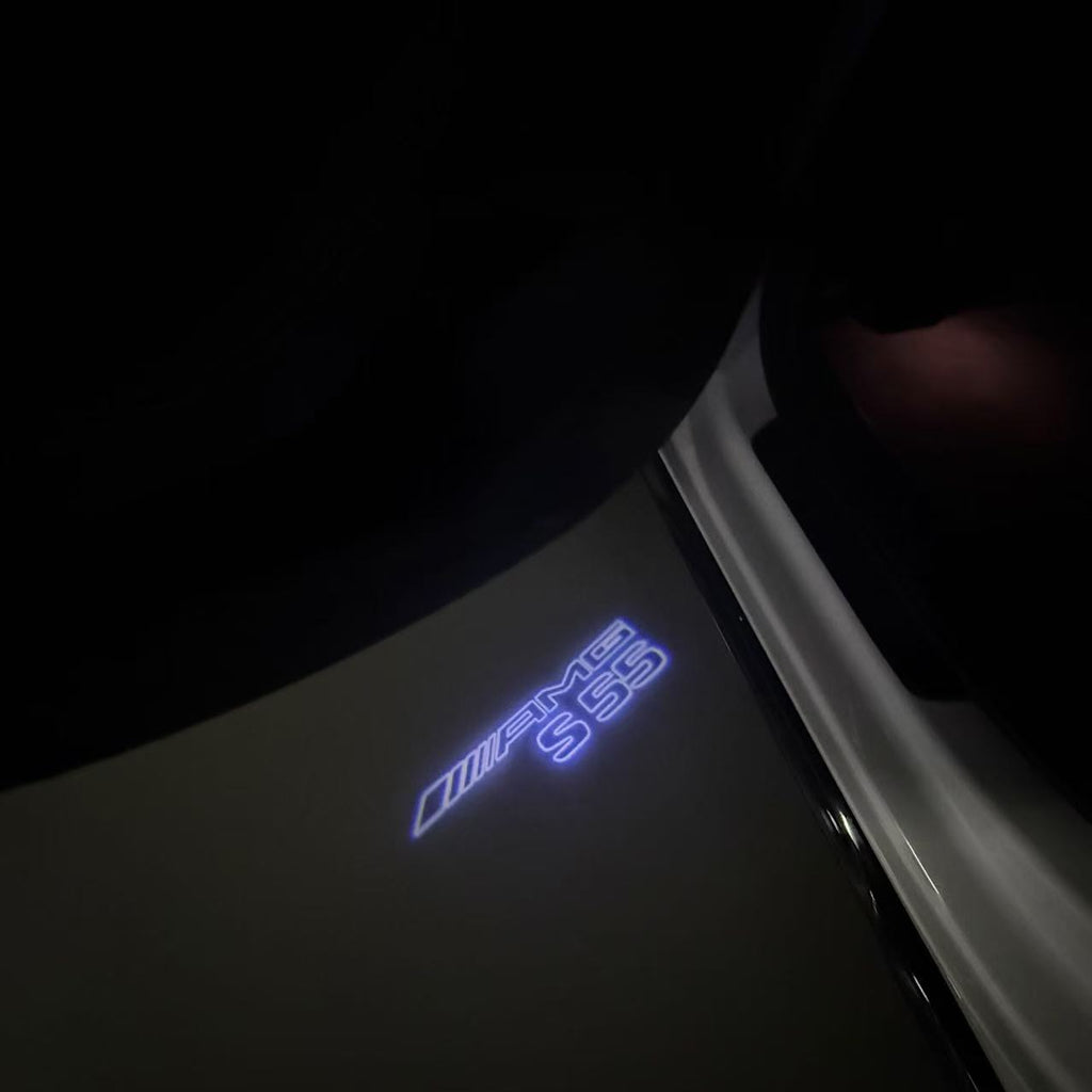 MERCEDES BENZ LOGO PROJECTOT LIGHTS Nr.03 (cantidad 1 = 1 juego/2 luces de puerta)
