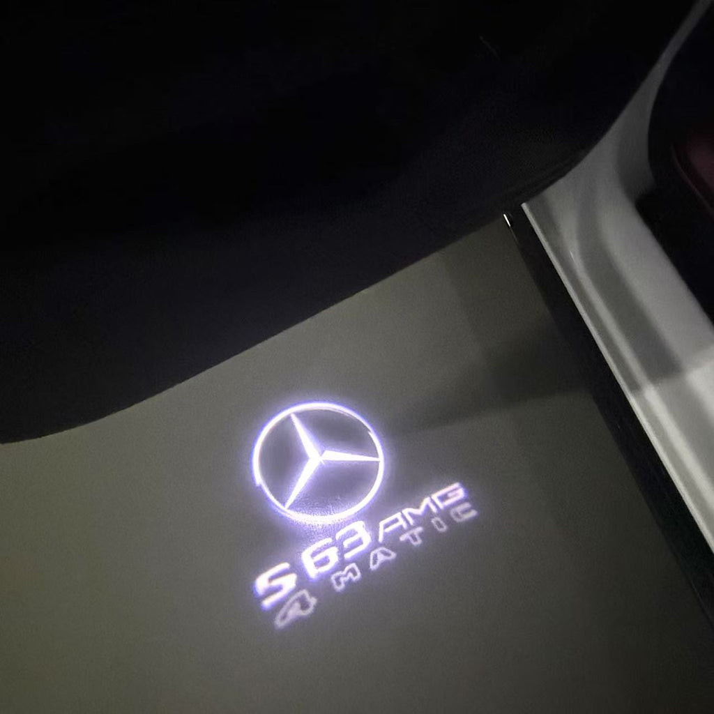 MERCEDES BENZ LOGO PROJECTOT LIGHTS Nr.03 (cantidad 1 = 1 juego/2 luces de puerta)