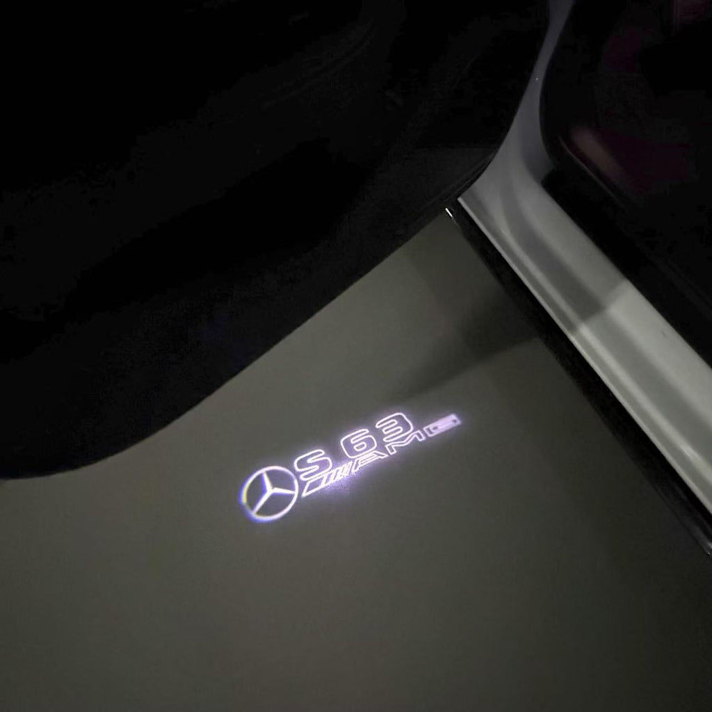 أضواء بروجكتور شعار MERCEDES BENZ رقم 03 (الكمية 1 = 1 مجموعة / 2 أضواء باب)