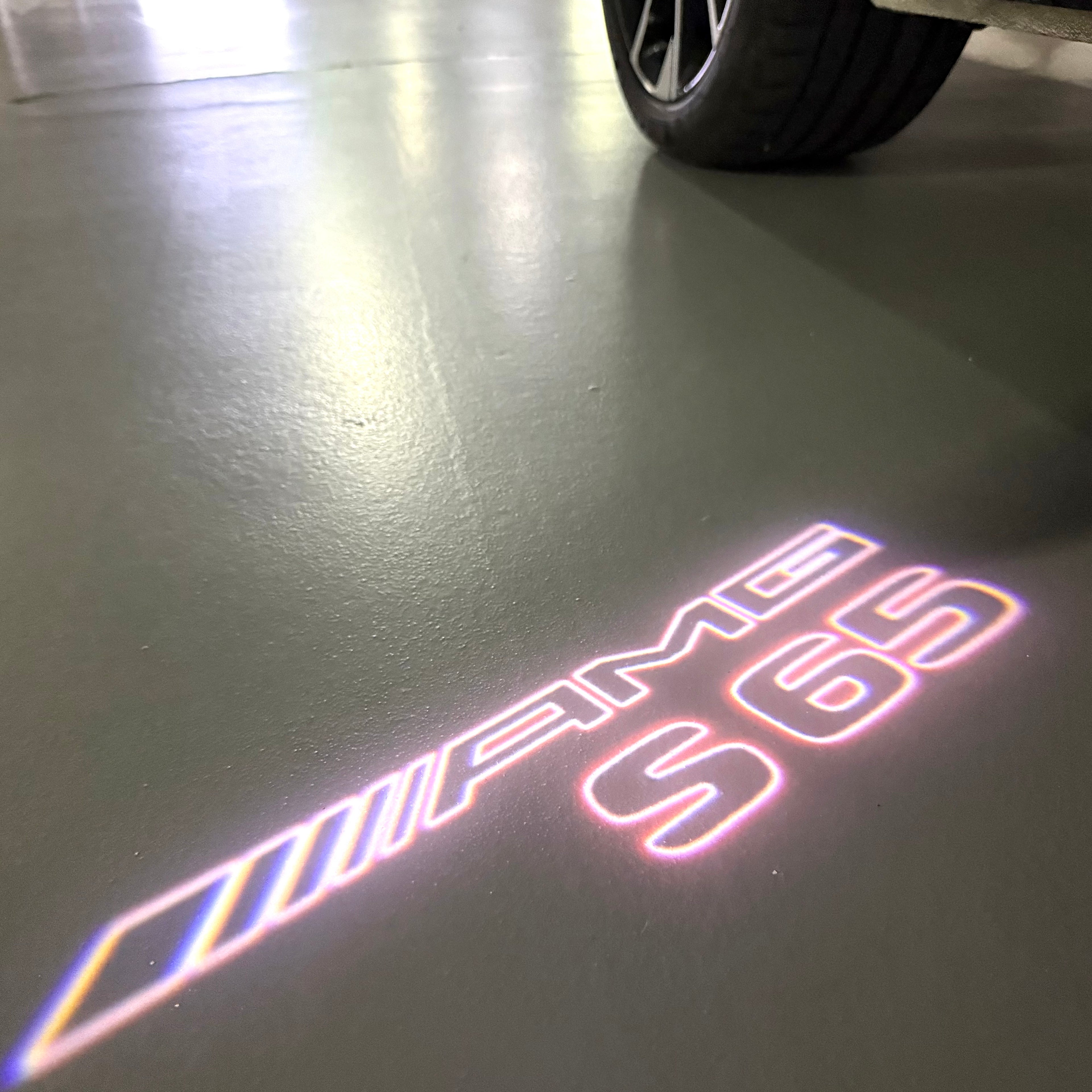 MERCEDES BENZ LOGO PROJECTOT LIGHTS Nr.03 (cantidad 1 = 1 juego/2 luces de puerta)