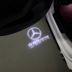 أضواء بروجكتور شعار MERCEDES BENZ رقم 03 (الكمية 1 = 1 مجموعة / 2 أضواء باب)