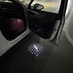 LUCI PROIETTORI LOGO MERCEDES BENZ Nr.03 (quantità 1 = 1 set / 2 luci porta)