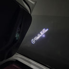 LUCI PROIETTORI LOGO MERCEDES BENZ Nr.03 (quantità 1 = 1 set / 2 luci porta)