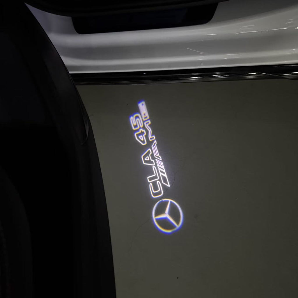 LUCI PROIETTORI LOGO MERCEDES BENZ Nr.03 (quantità 1 = 1 set / 2 luci porta)