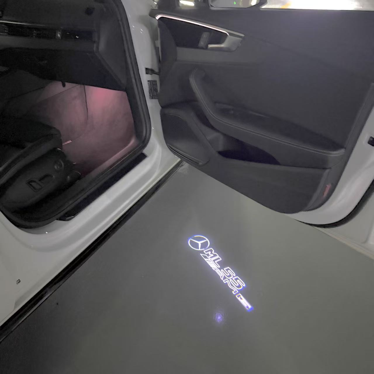 MERCEDES BENZ LOGO PROJECTOT LIGHTS Nr.03 (Menge 1 = 1 Sätze/2 Türleuchten)
