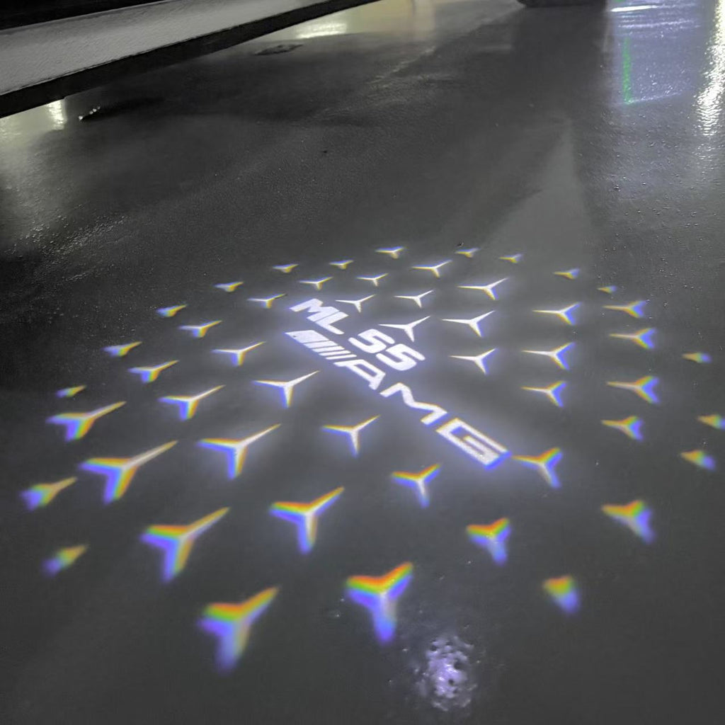 MERCEDES BENZ LOGO PROJECTOT LIGHTS Nr.03 (Menge 1 = 1 Sätze/2 Türleuchten)