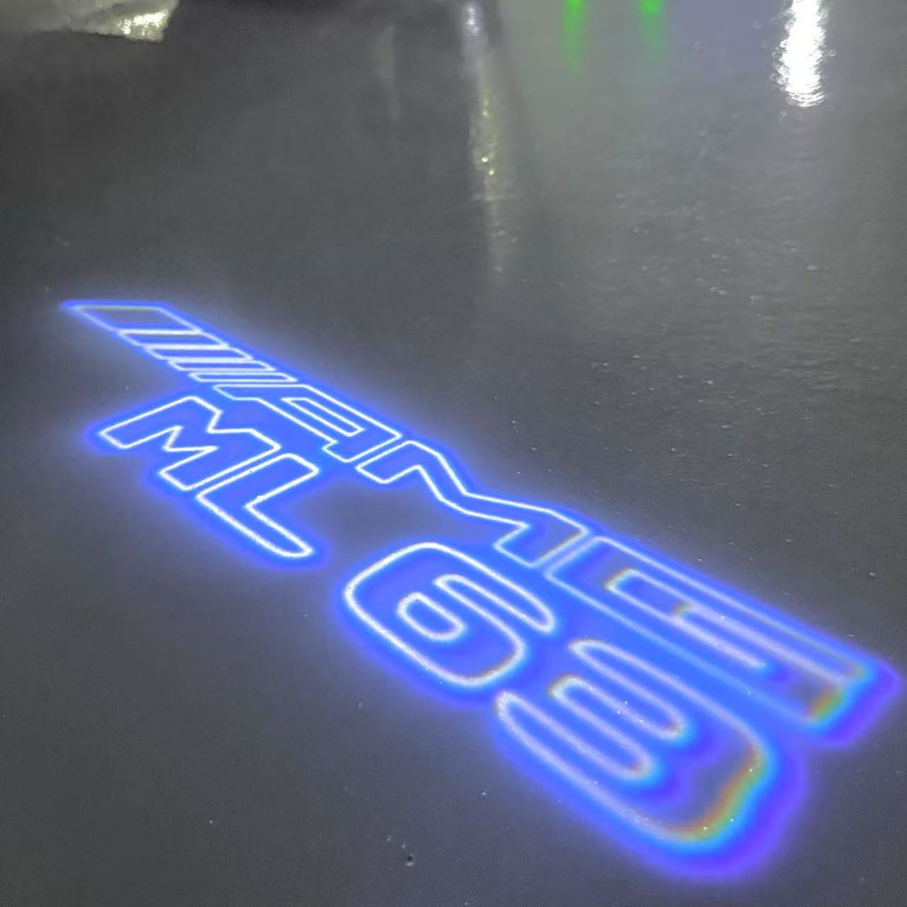 MERCEDES BENZ LOGO PROJECTOT LIGHTS Nr.03 (Menge 1 = 1 Sätze/2 Türleuchten)
