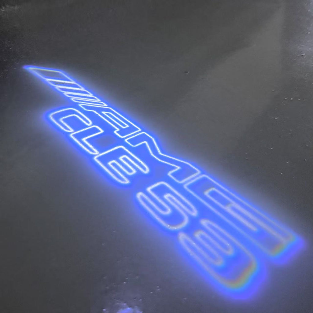 LUCI PROIETTORI LOGO MERCEDES BENZ Nr.03 (quantità 1 = 1 set / 2 luci porta)
