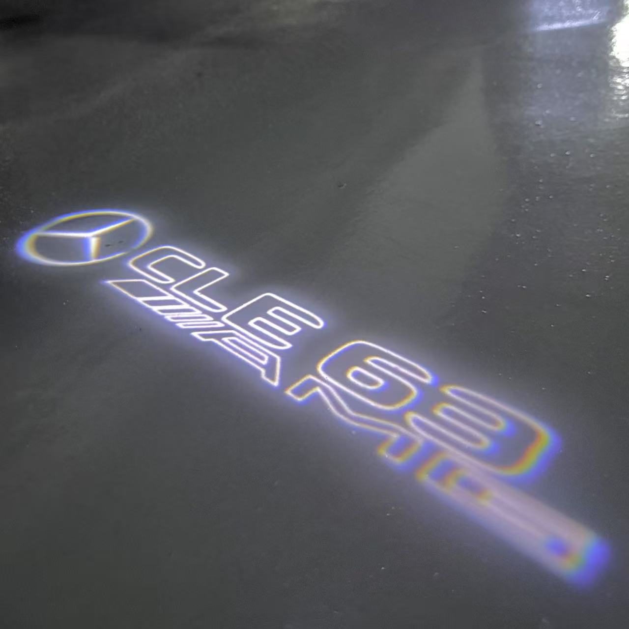 LUCI PROIETTORI LOGO MERCEDES BENZ Nr.03 (quantità 1 = 1 set / 2 luci porta)