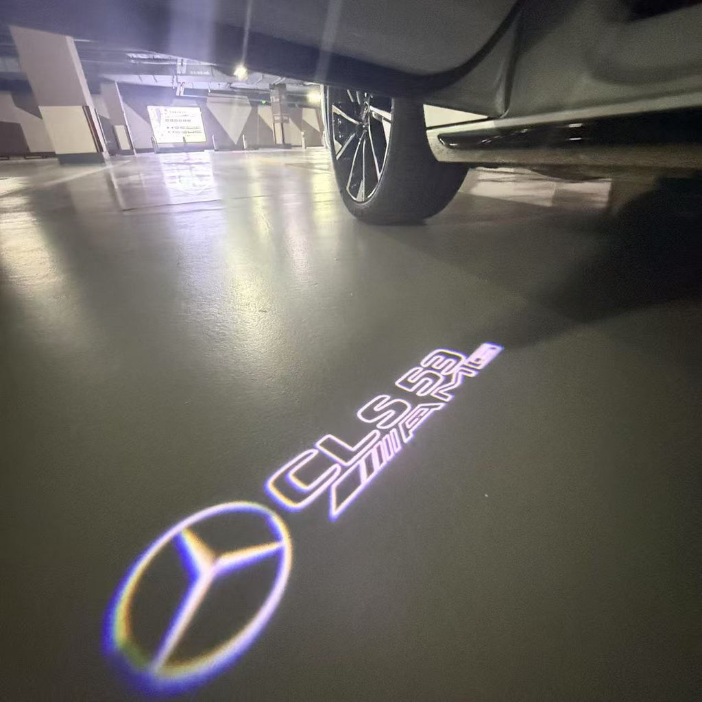 LUCI PROIETTORI LOGO MERCEDES BENZ Nr.03 (quantità 1 = 1 set / 2 luci porta)