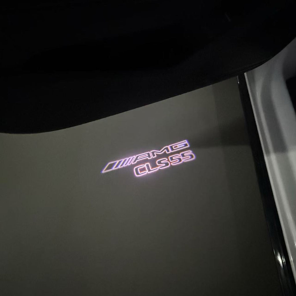 أضواء بروجكتور شعار MERCEDES BENZ رقم 03 (الكمية 1 = 1 مجموعة / 2 أضواء باب)