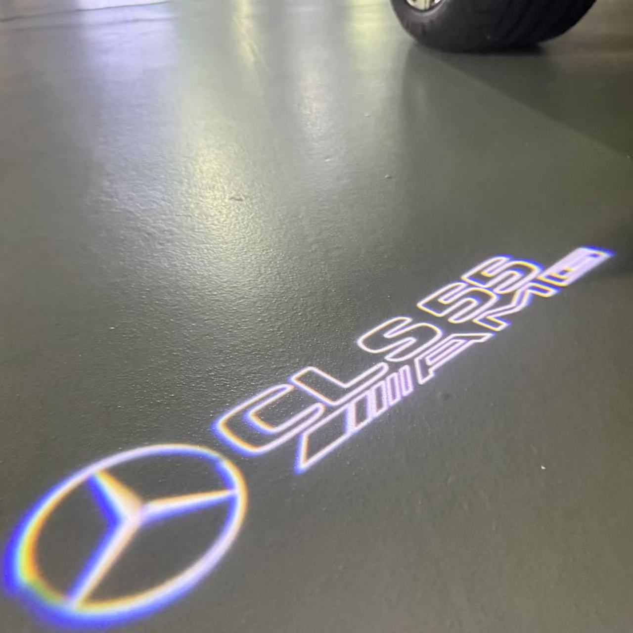 LUCI PROIETTORI LOGO MERCEDES BENZ Nr.03 (quantità 1 = 1 set / 2 luci porta)