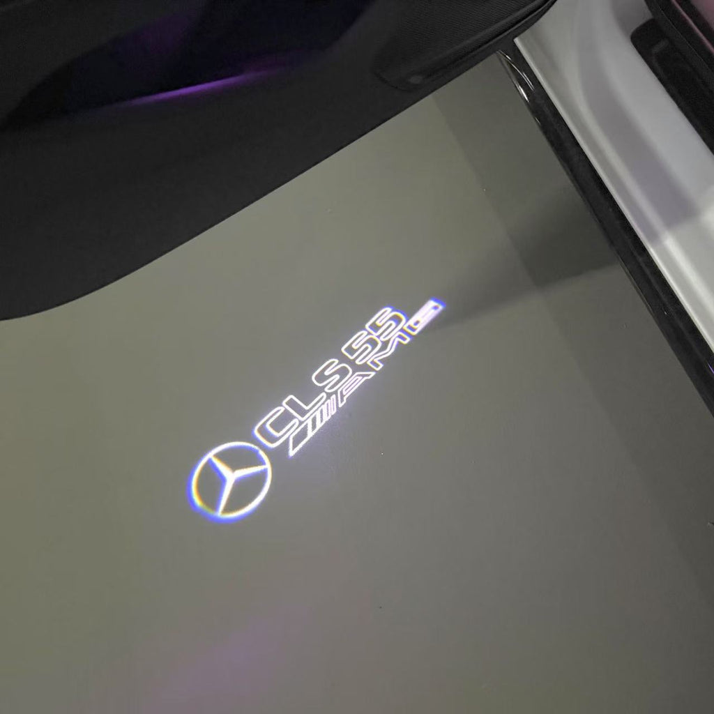LUCI PROIETTORI LOGO MERCEDES BENZ Nr.03 (quantità 1 = 1 set / 2 luci porta)