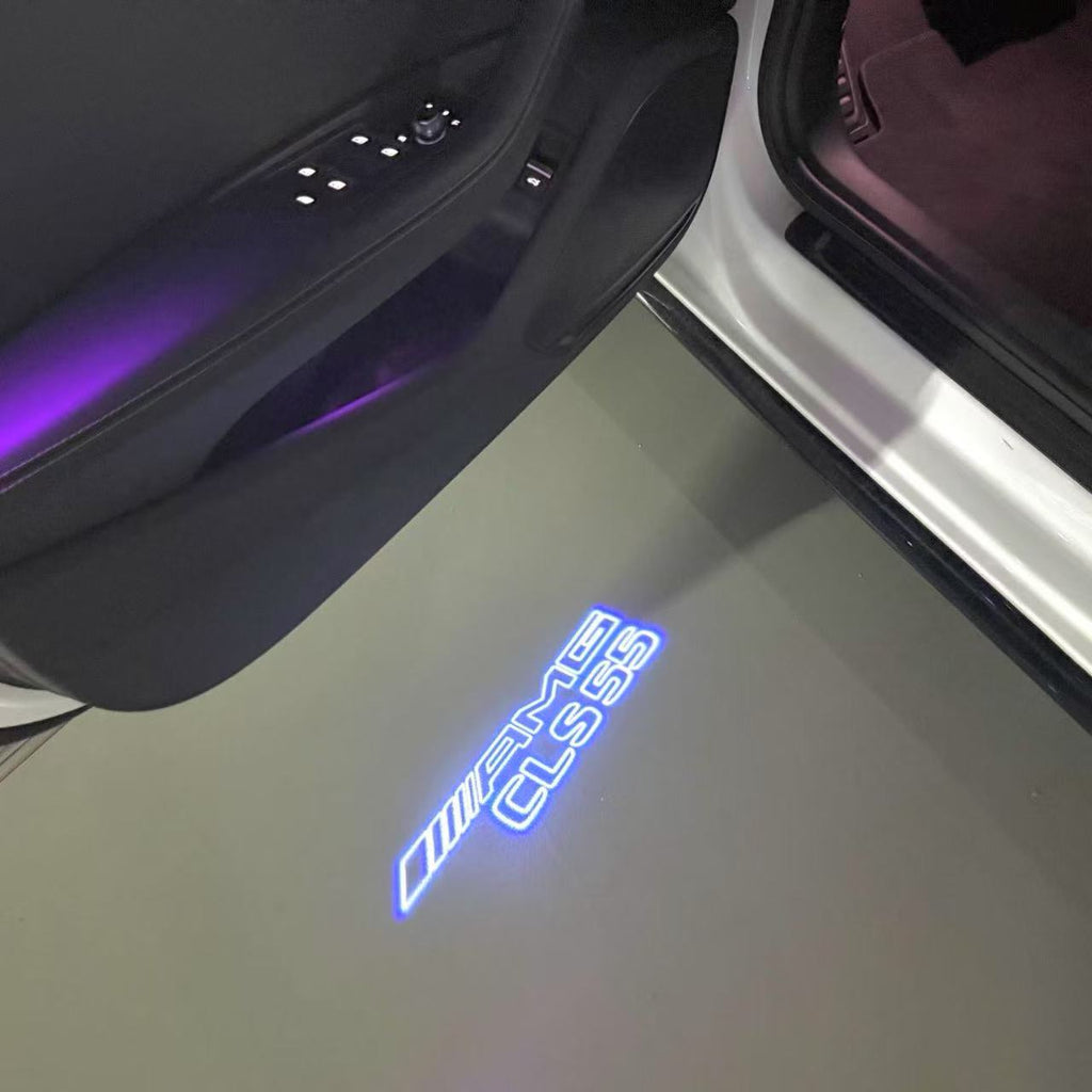 MERCEDES BENZ LOGO PROJECTOT LIGHTS Nr.03 (cantidad 1 = 1 juego/2 luces de puerta)