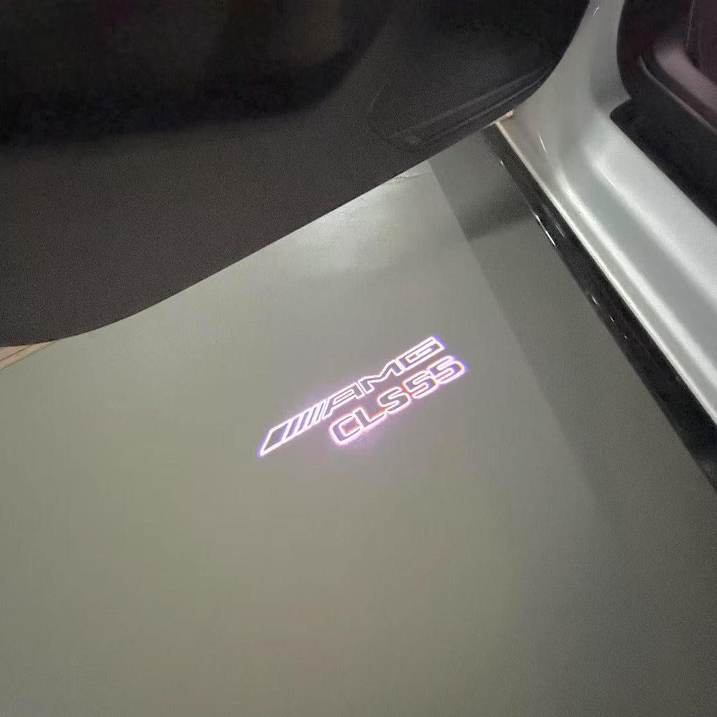 أضواء بروجكتور شعار MERCEDES BENZ رقم 03 (الكمية 1 = 1 مجموعة / 2 أضواء باب)