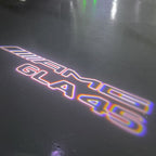 MERCEDES BENZ LOGO PROJECTOT LIGHTS Nr.03 (Menge 1 = 1 Sätze/2 Türleuchten)