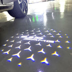 MERCEDES BENZ LOGO PROJECTOT LIGHTS Nr.03 (cantidad 1 = 1 juego/2 luces de puerta)