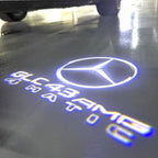 أضواء بروجكتور شعار MERCEDES BENZ رقم 03 (الكمية 1 = 1 مجموعة / 2 أضواء باب)