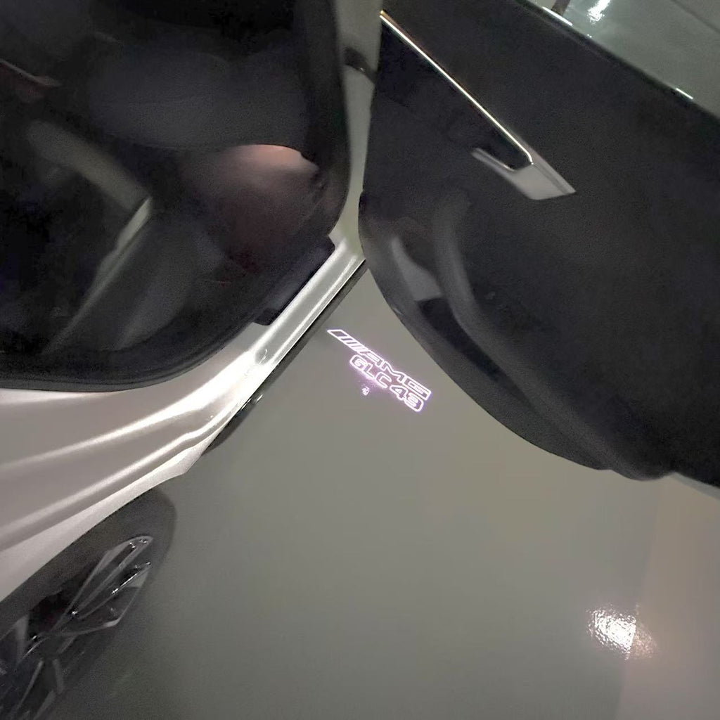 أضواء بروجكتور شعار MERCEDES BENZ رقم 03 (الكمية 1 = 1 مجموعة / 2 أضواء باب)