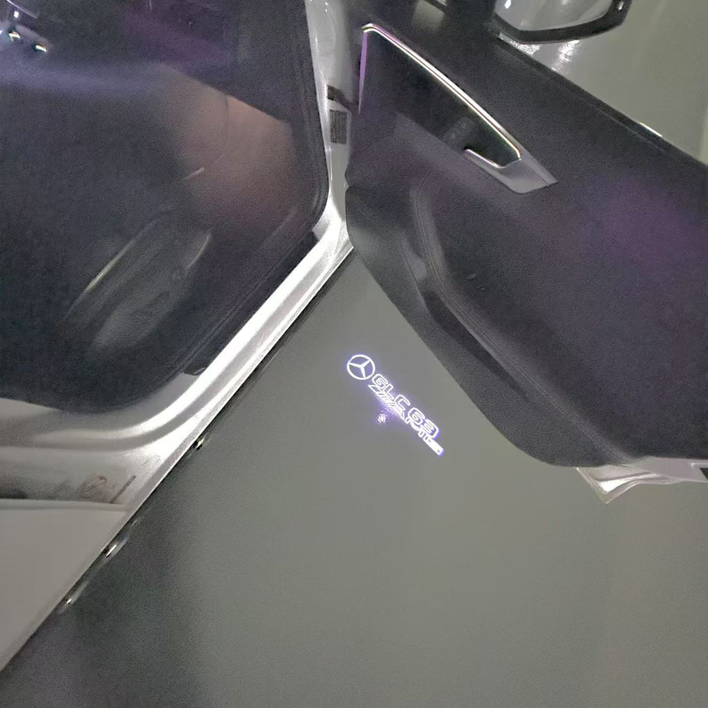 أضواء بروجكتور شعار MERCEDES BENZ رقم 03 (الكمية 1 = 1 مجموعة / 2 أضواء باب)