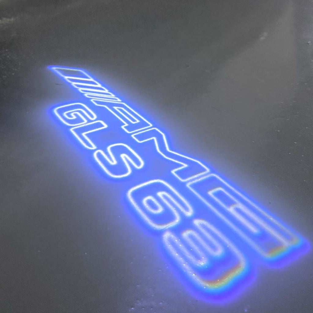 MERCEDES BENZ LOGO PROJECTOT LIGHTS Nr.03 (cantidad 1 = 1 juego/2 luces de puerta)
