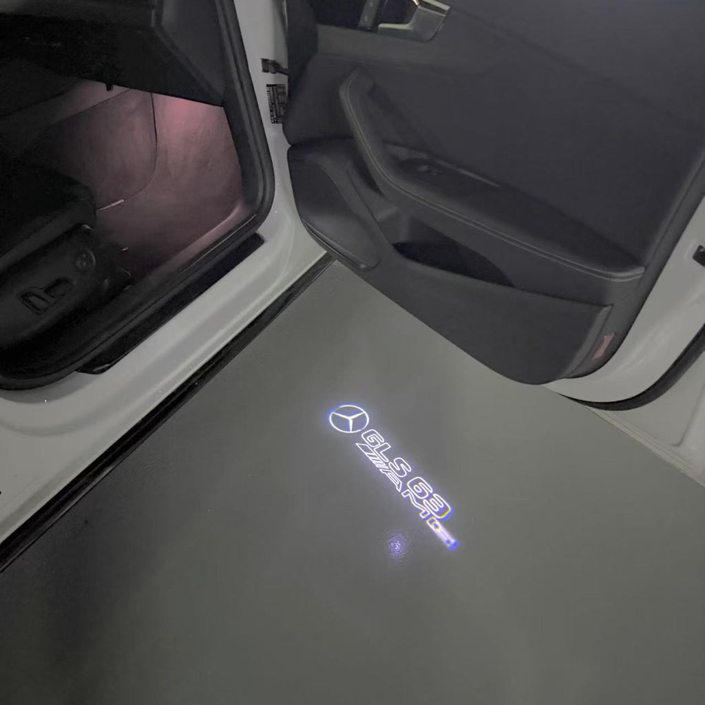 أضواء بروجكتور شعار MERCEDES BENZ رقم 03 (الكمية 1 = 1 مجموعة / 2 أضواء باب)
