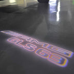 MERCEDES BENZ LOGO PROJECTOT LIGHTS Nr.03 (cantidad 1 = 1 juego/2 luces de puerta)