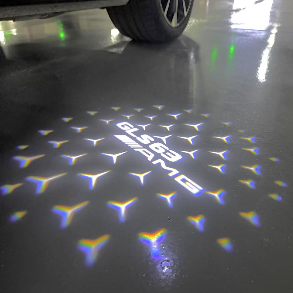MERCEDES BENZ LOGO PROJECTOT LIGHTS Nr.03 (Menge 1 = 1 Sätze/2 Türleuchten)