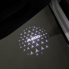MERCEDES BENZ LOGO PROJECTOT LIGHTS Nr.03 (cantidad 1 = 1 juego/2 luces de puerta)