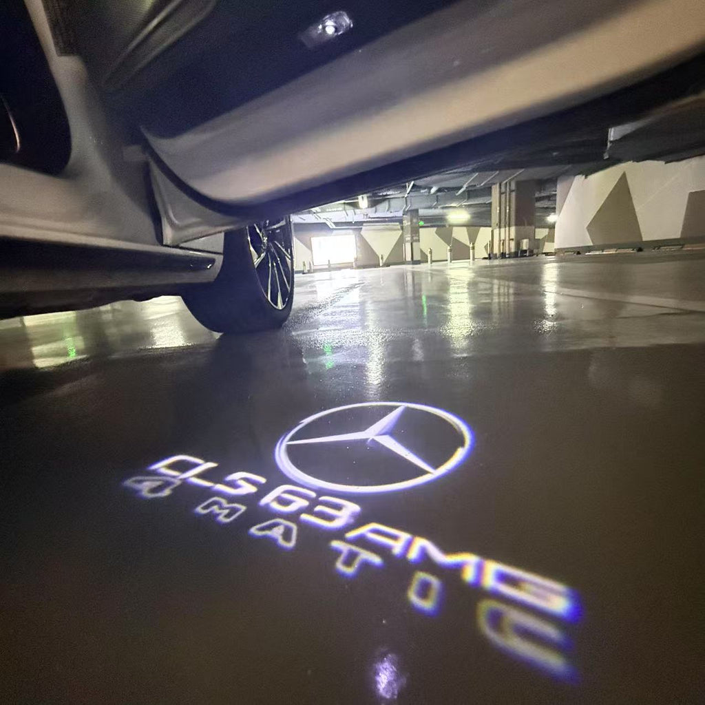 أضواء بروجكتور شعار MERCEDES BENZ رقم 03 (الكمية 1 = 1 مجموعة / 2 أضواء باب)