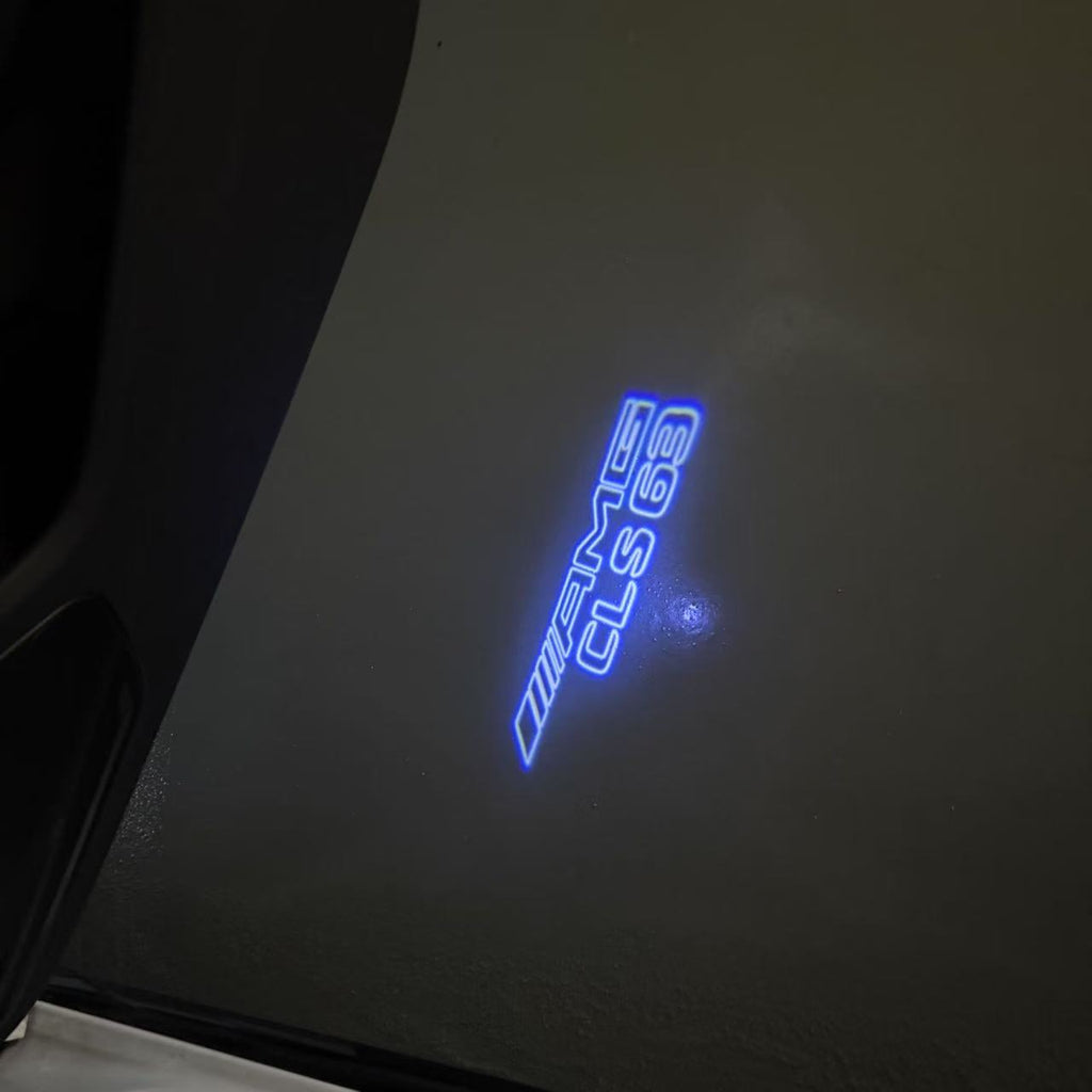 MERCEDES BENZ LOGO PROJECTOT LIGHTS Nr.03 (cantidad 1 = 1 juego/2 luces de puerta)