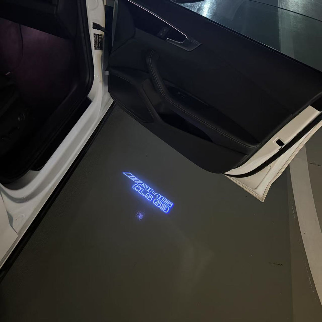 MERCEDES BENZ LOGO PROJECTOT LIGHTS Nr.03 (cantidad 1 = 1 juego/2 luces de puerta)