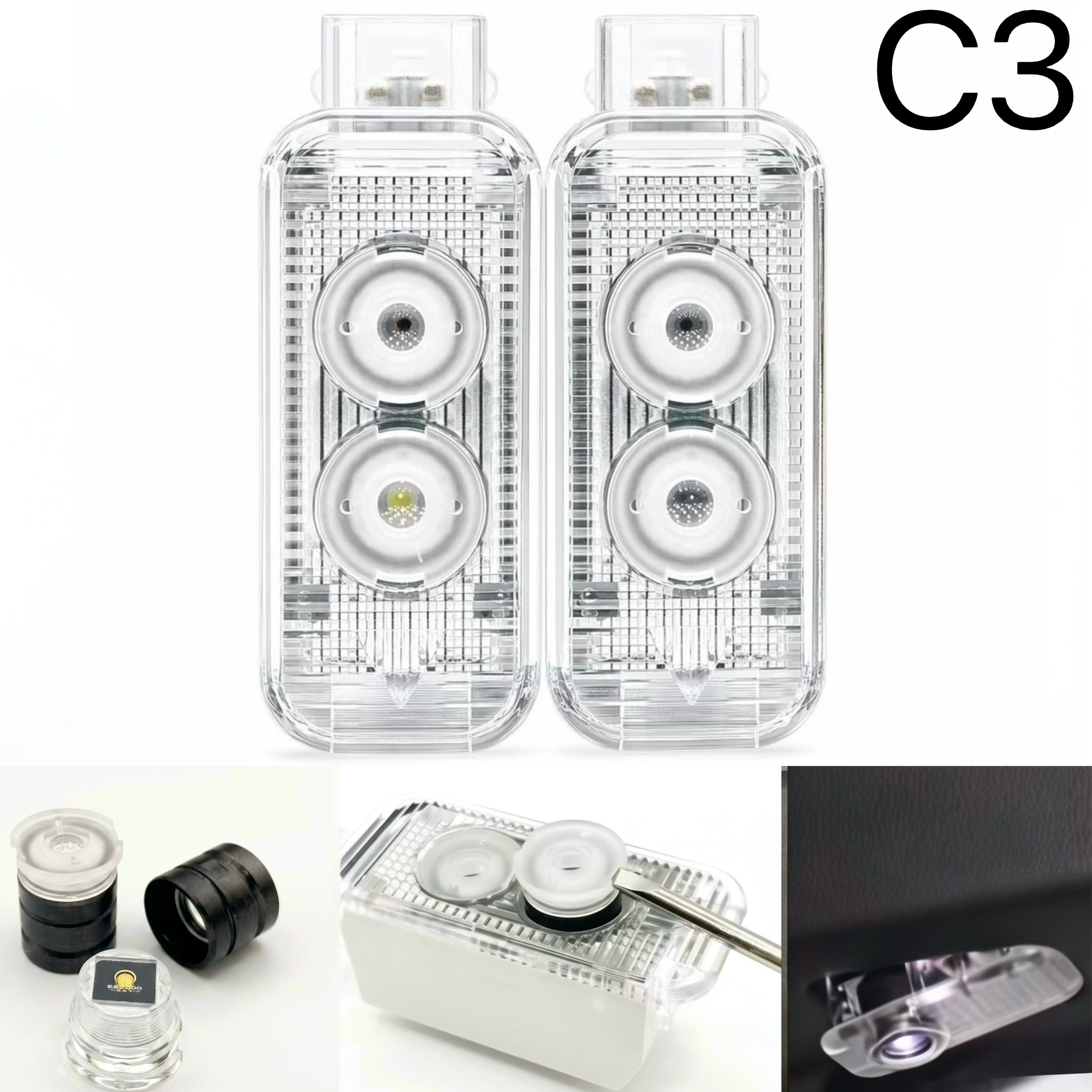 AUDI RS6+ LOGO Projector Nr.A01001