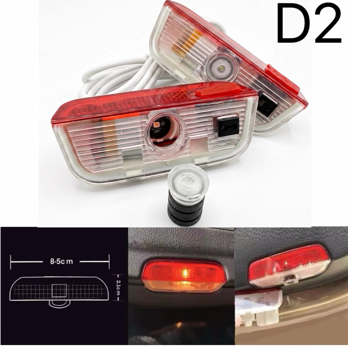 PORSCHE Original Logo Projector Lights Nr.PO0001