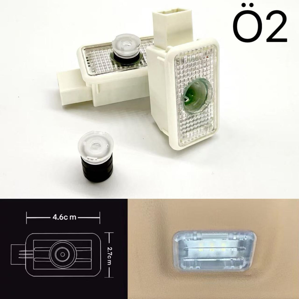 LUCES DE PROYECTOR LOGO JAGUAR No 130 (cantidad 1 = 1 juegos / 2 luces de puerta