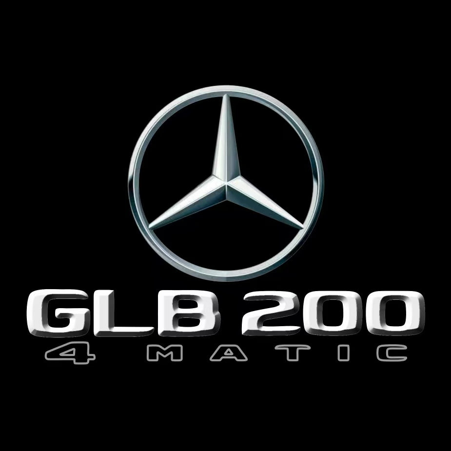 أضواء بروجكتور شعار MERCEDES BENZ رقم 03 (الكمية 1 = 1 مجموعة / 2 أضواء باب)